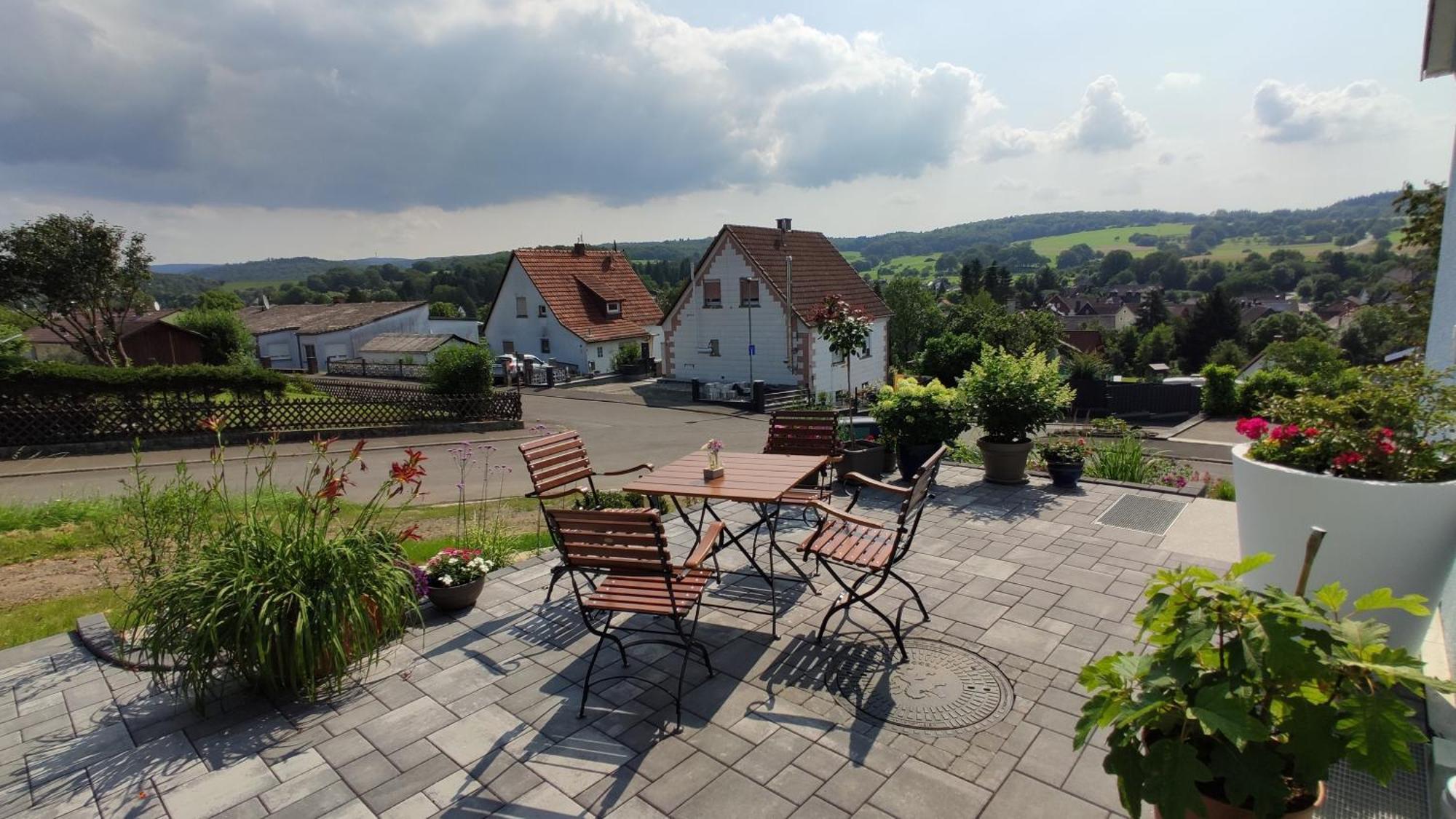 Ferienwohnung Naumann Schotten Esterno foto